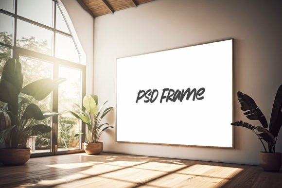 Download Horizontal Frame Mockup PSD - Horizontal frame mockup Collection