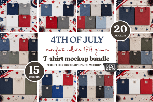 Download 4th of July C1717 Group Mockup Bundle - Premium Resources