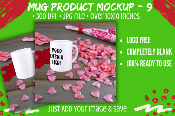 Download Valentine Day POD Mug Product Mockup 9 - Product mockup Collection
