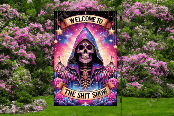Download Welcome to the Show Garden Flag - Garden flag Collection