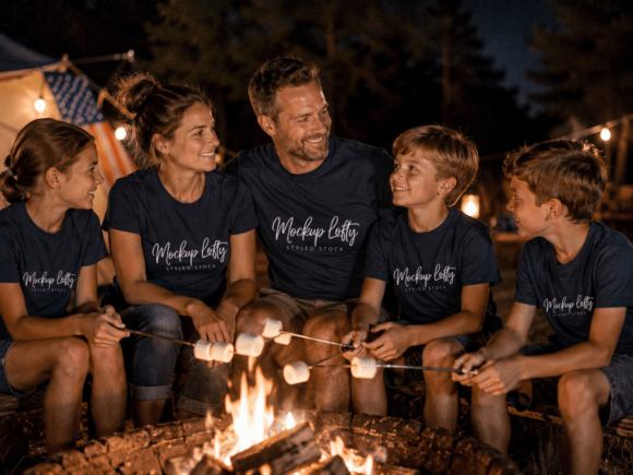 Download Family BC3001 4th of July Group Mockup - Premium Resources